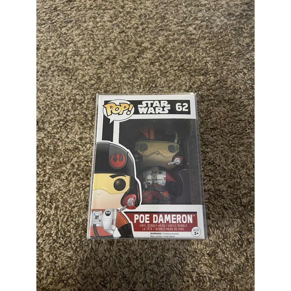 Funko Pop! Star Wars The Force Awakens Poe Dameron #62 Vinyl Figure
